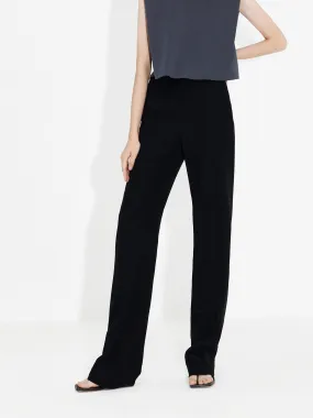 Tie Waist Straight Pants