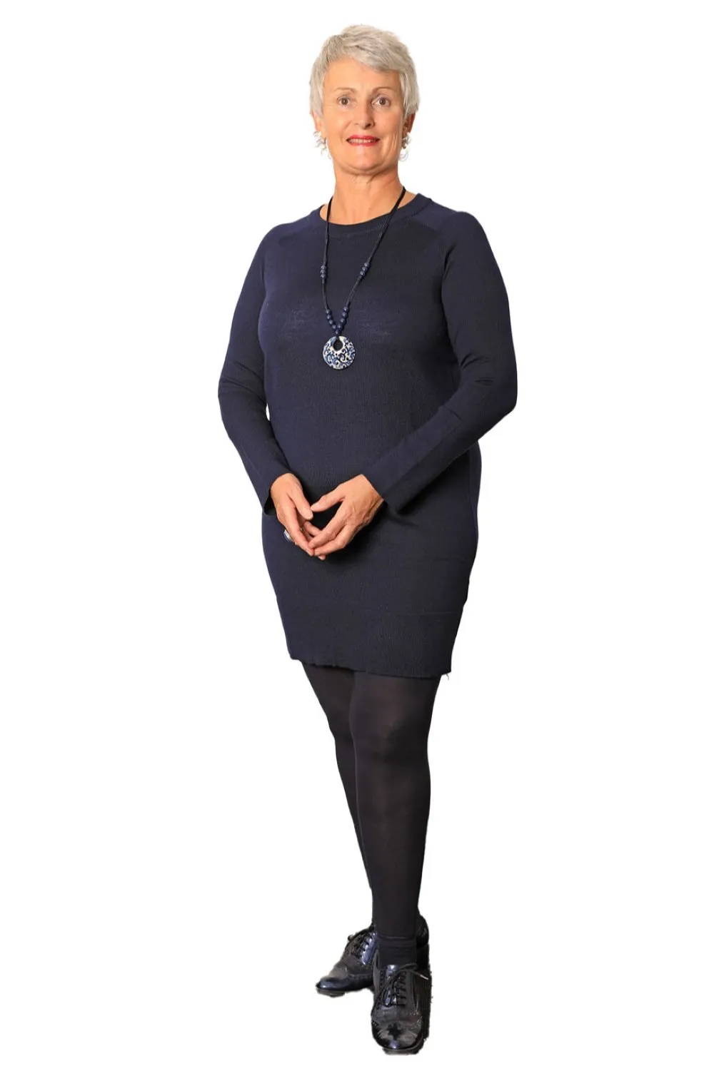 100% Merino Tunic Dress by AOK Clothing - The Stacie Dress