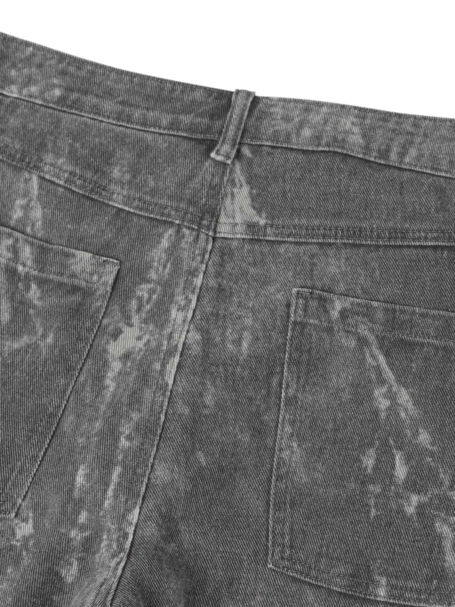 1984 High Street Hip-hop Distressed Washed Work Jeans