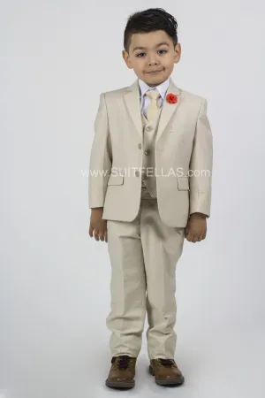 5 piece Kid's Suit Sand KID-4030