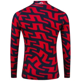 Aello Soft Compression Print Bridge Swirl Red - AW22