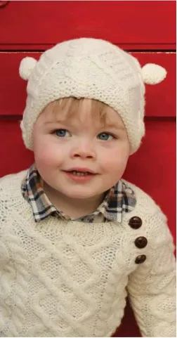 Aran Child's Sheep Hat