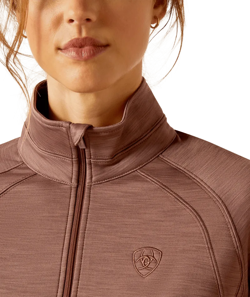 Ariat Women's Twilight Mauve Tek Team 1/2 Zip Sweatshirt