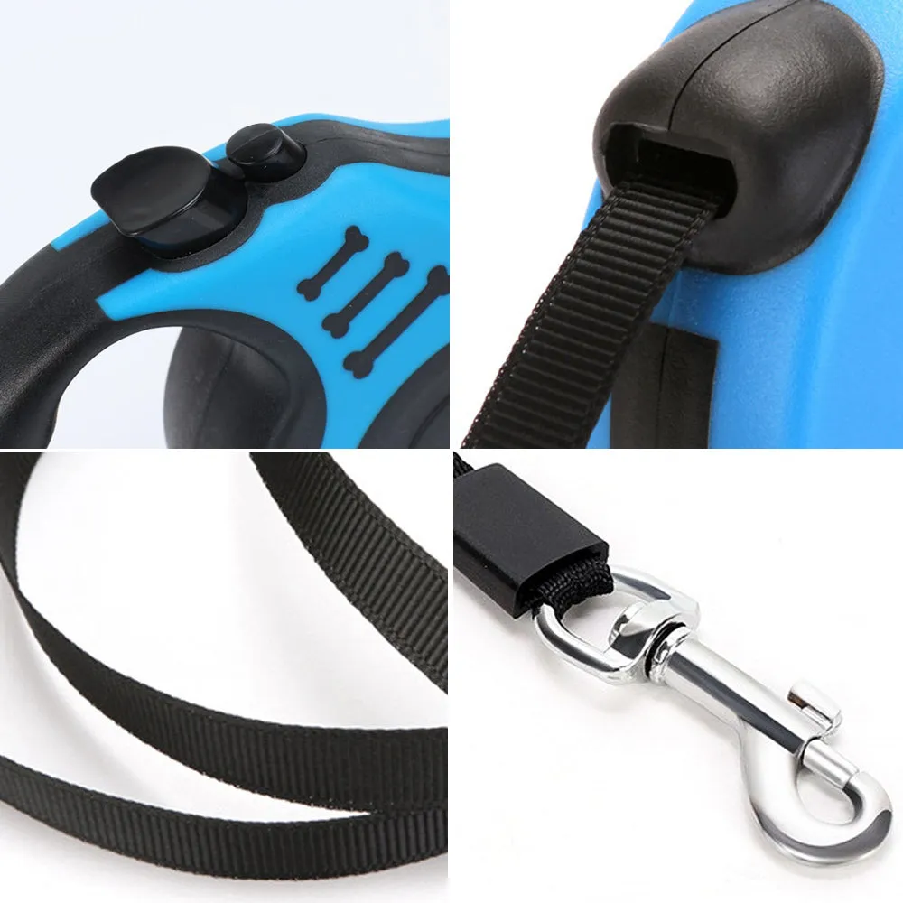 Automatic Retractable Nylon Dog Leash