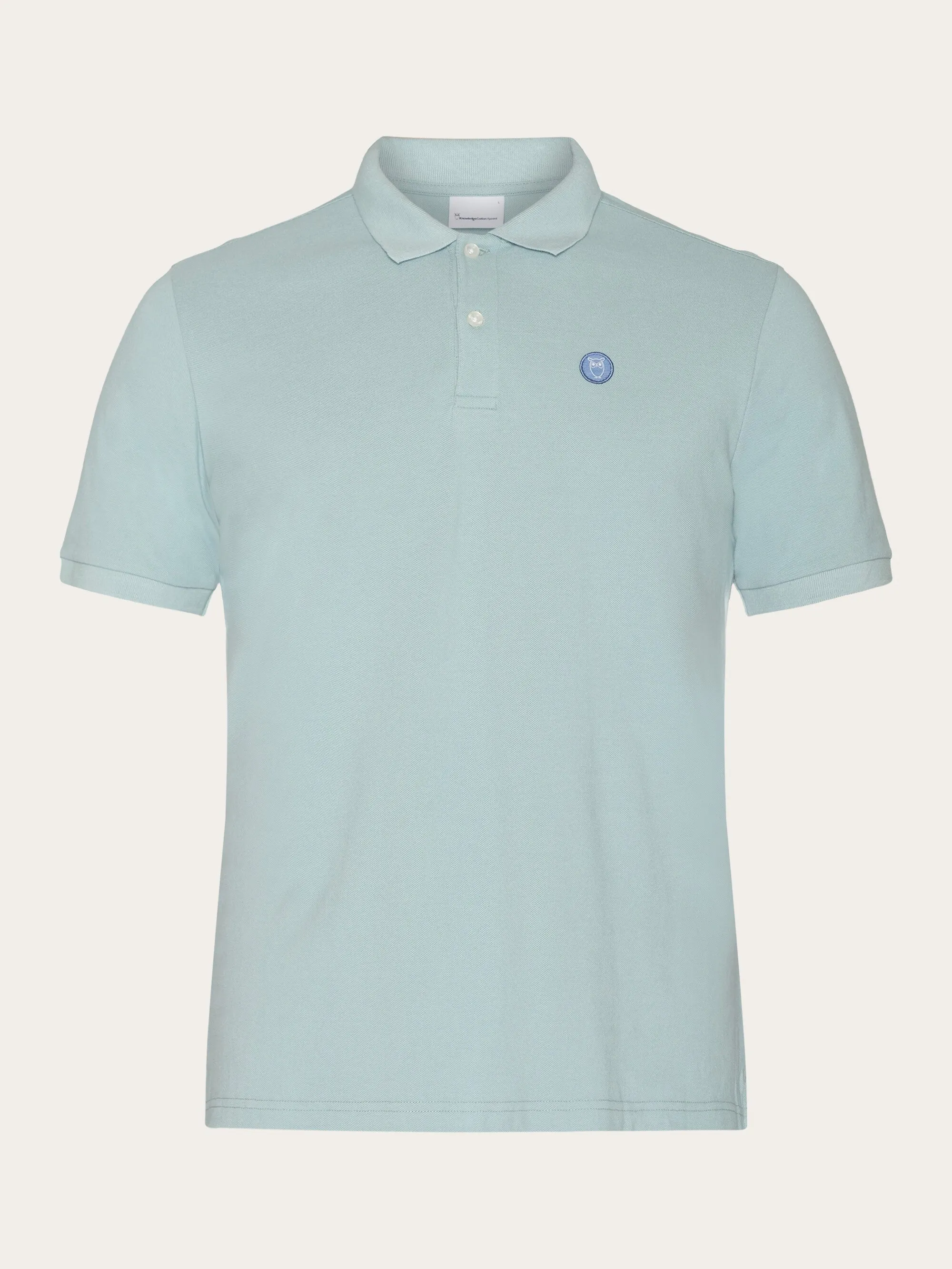 Basic badge polo - Gray Mist