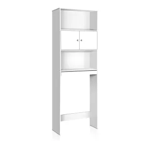 Bathroom Storage Cabinet Over The Toilet Unit Shelf Storage White