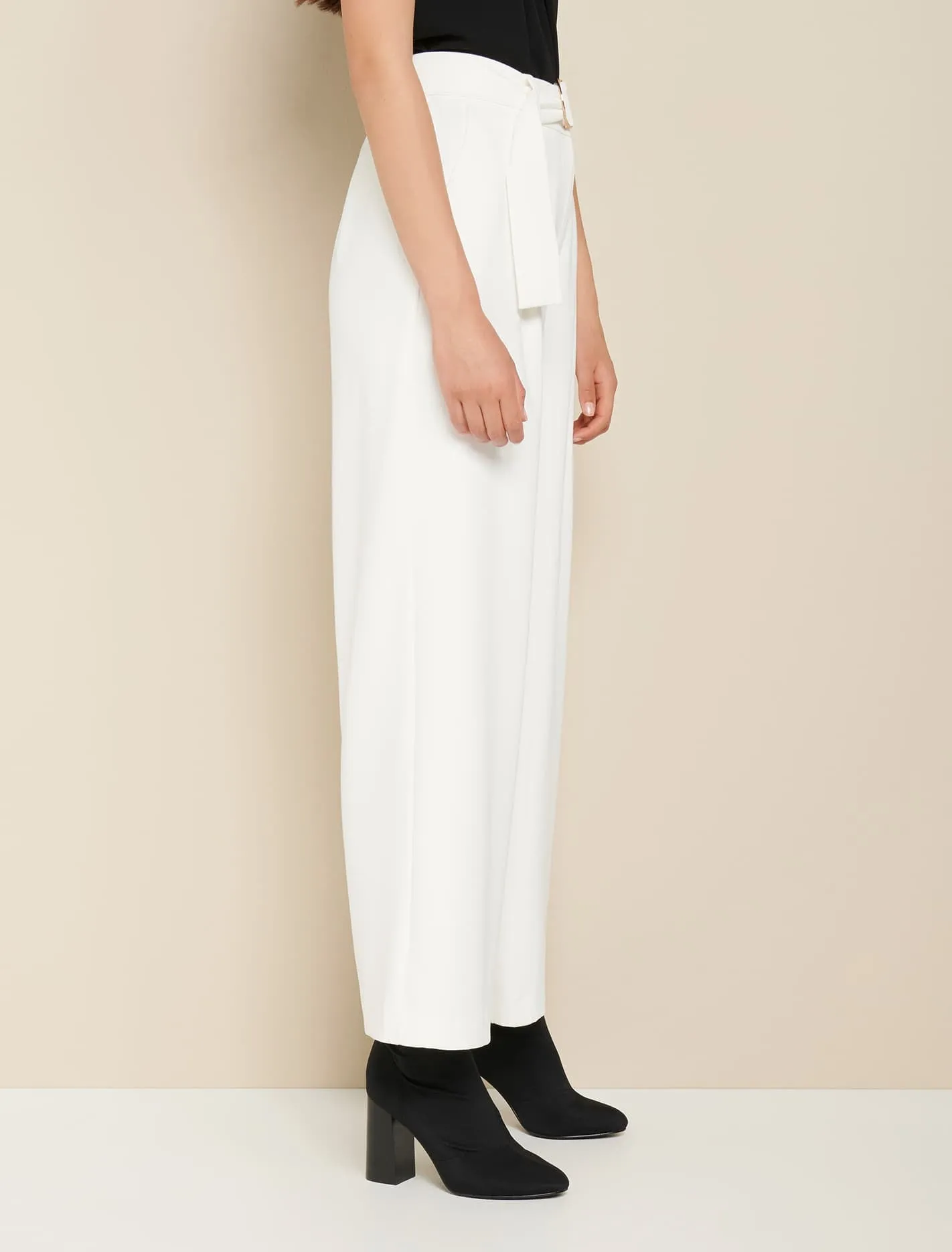 Bianca Wide Leg Belted Pants