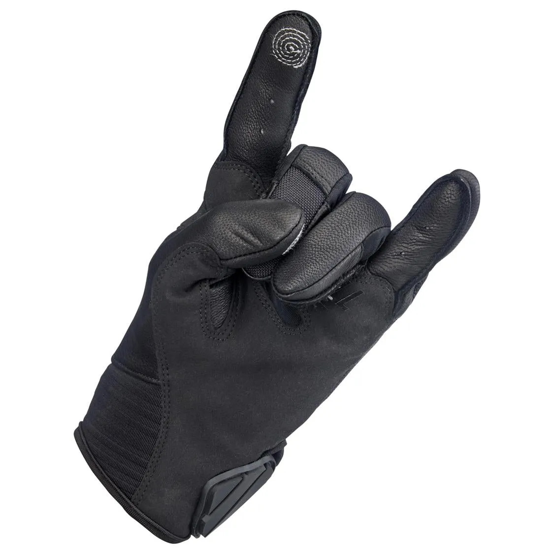 BILTWELL BRIDGEPORT TEXTILE GLOVE [BLACK OUT]