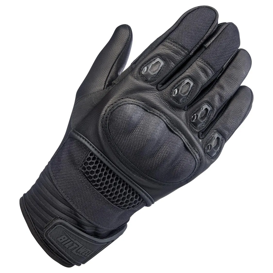 BILTWELL BRIDGEPORT TEXTILE GLOVE [BLACK OUT]