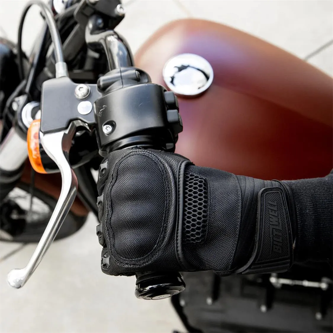 BILTWELL BRIDGEPORT TEXTILE GLOVE [BLACK OUT]