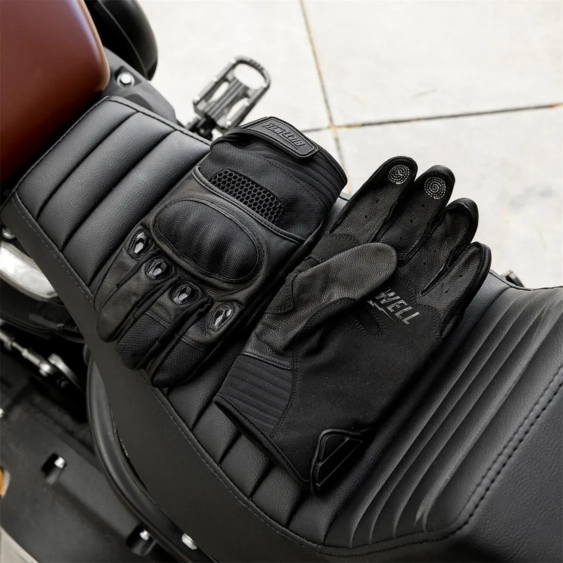 BILTWELL BRIDGEPORT TEXTILE GLOVE [BLACK OUT]