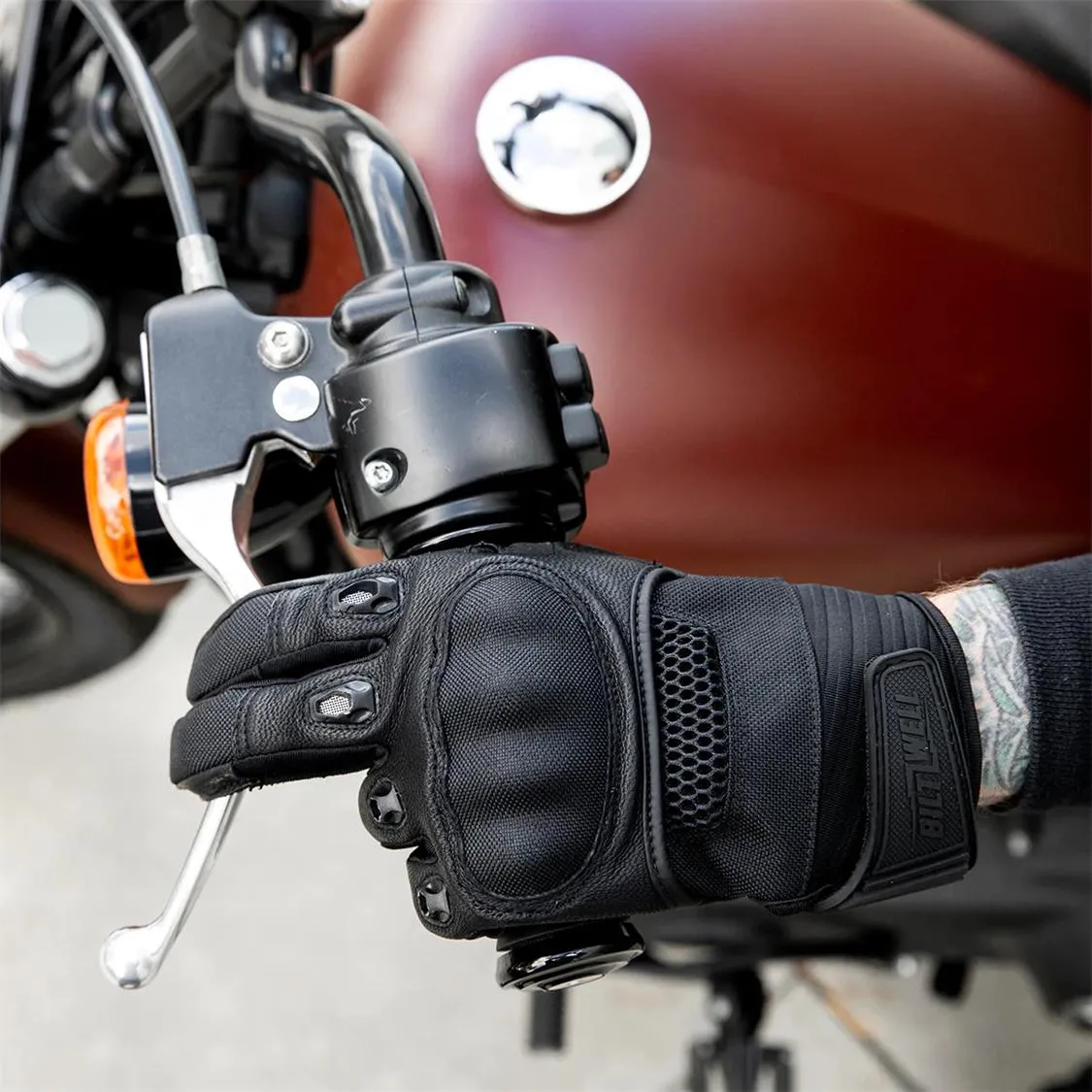 BILTWELL BRIDGEPORT TEXTILE GLOVE [BLACK OUT]