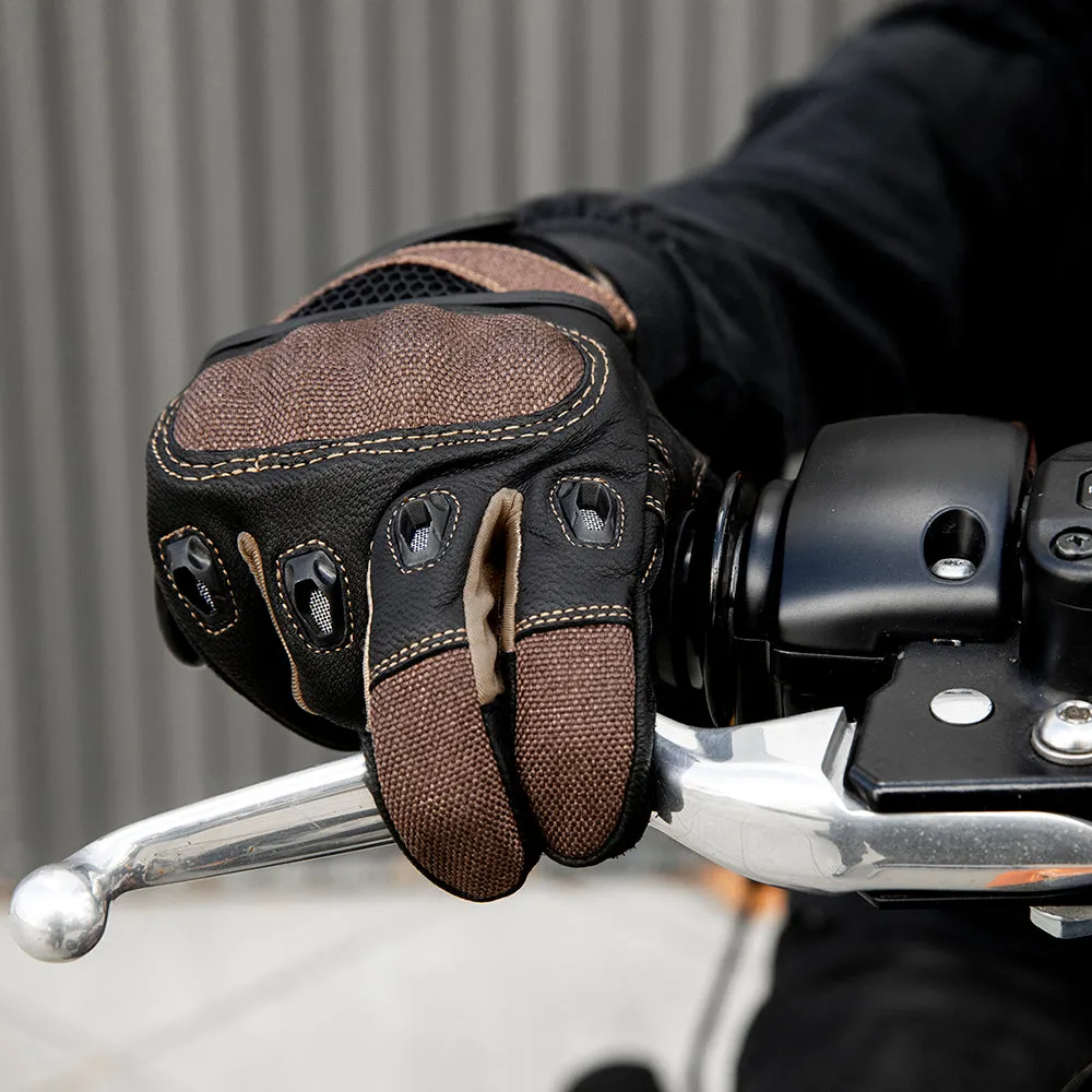 BILTWELL BRIDGEPORT TEXTILE GLOVE [CHOCOLATE]