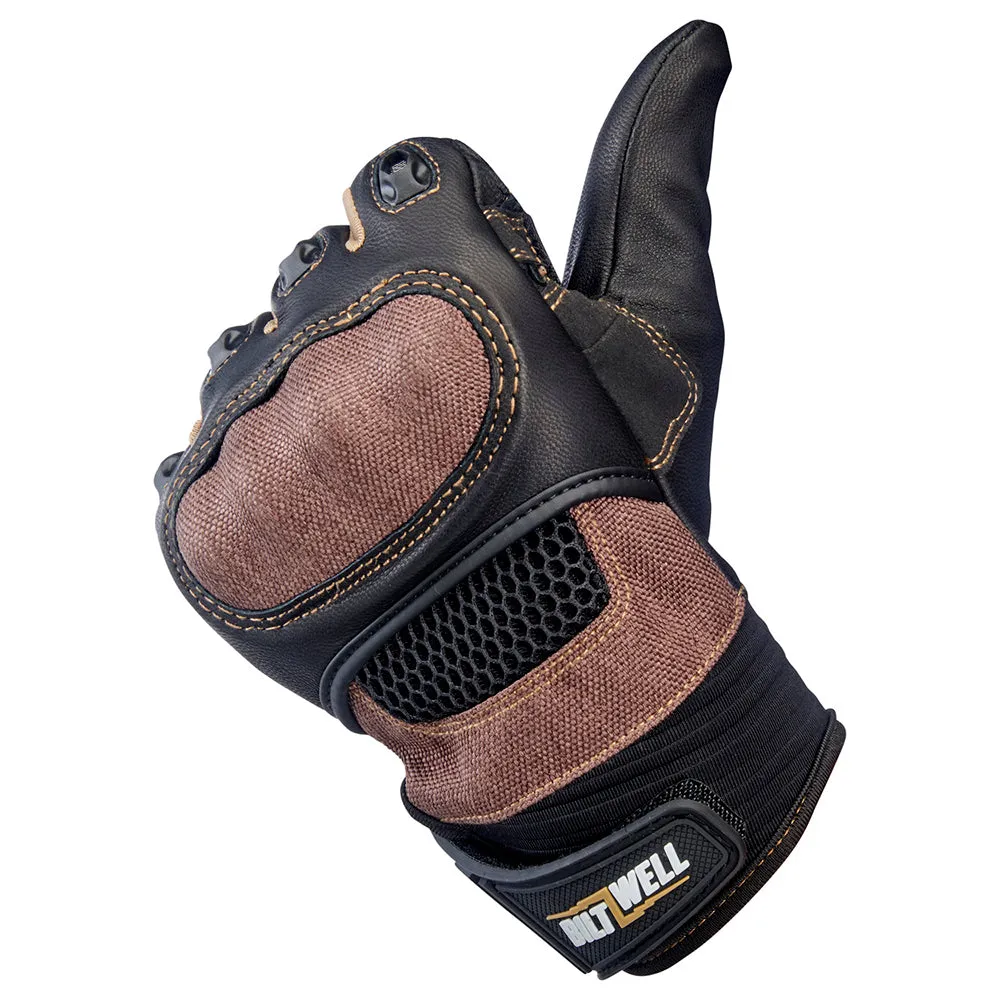 BILTWELL BRIDGEPORT TEXTILE GLOVE [CHOCOLATE]