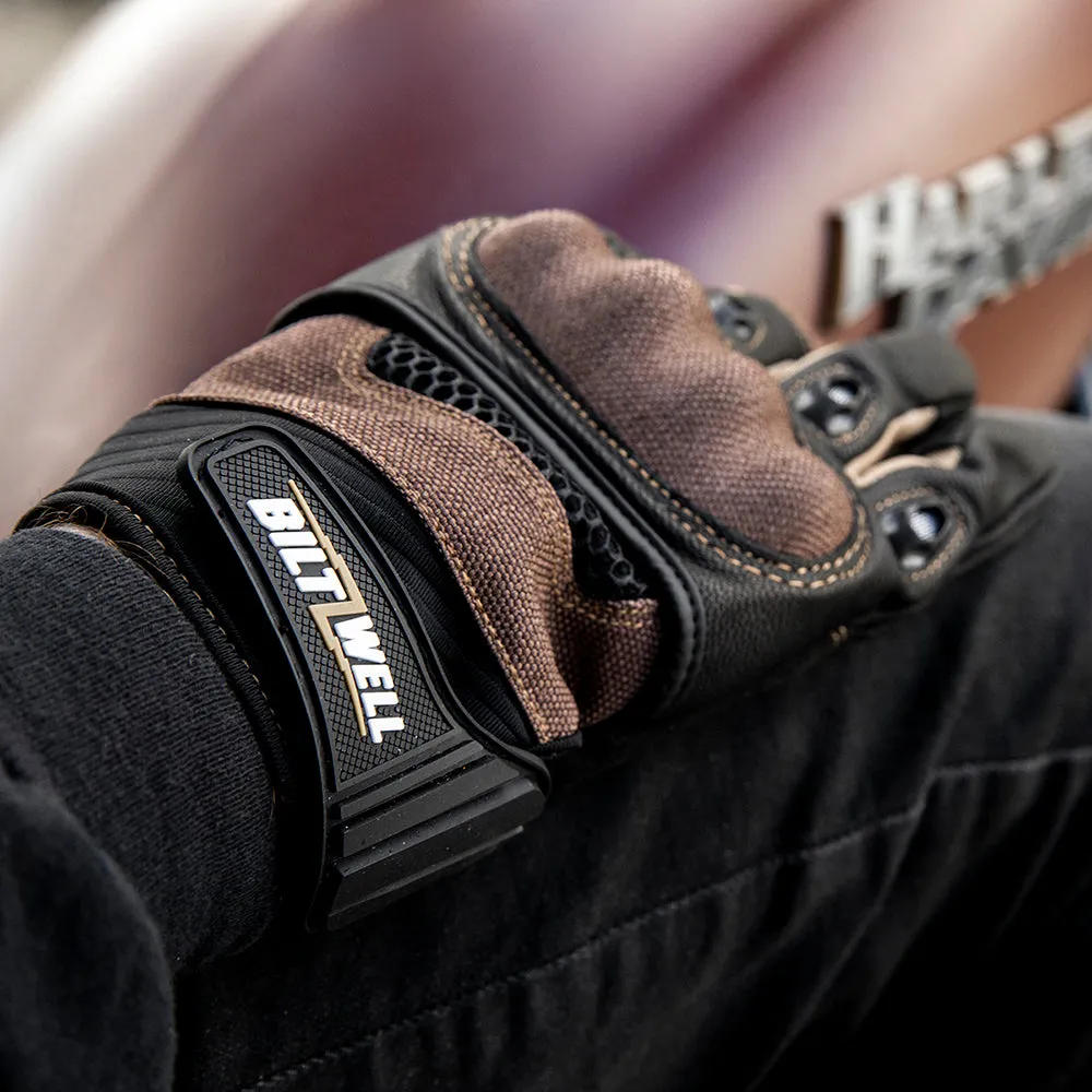 BILTWELL BRIDGEPORT TEXTILE GLOVE [CHOCOLATE]