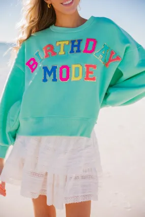 BIRTHDAY MODE MINT PULLOVER