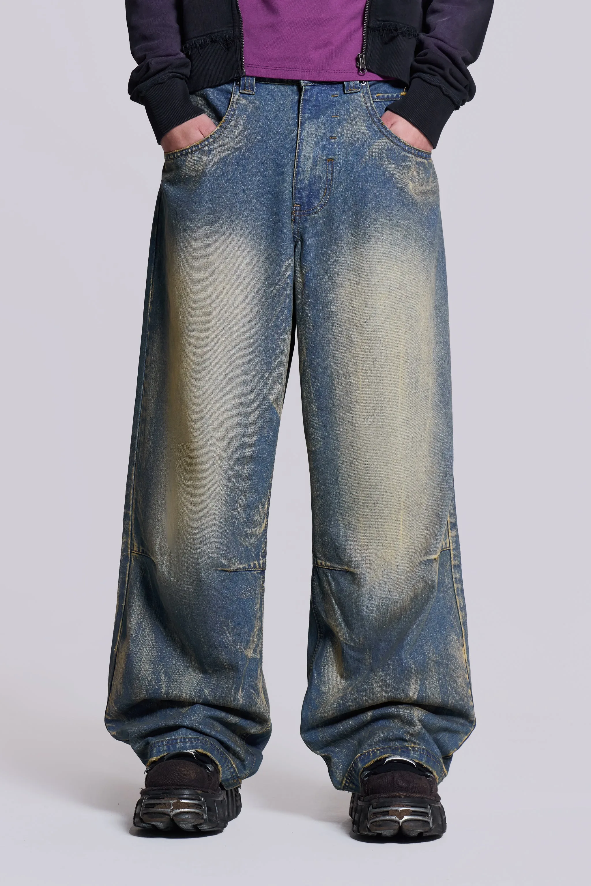 Blue Ethereal Colossus Jeans