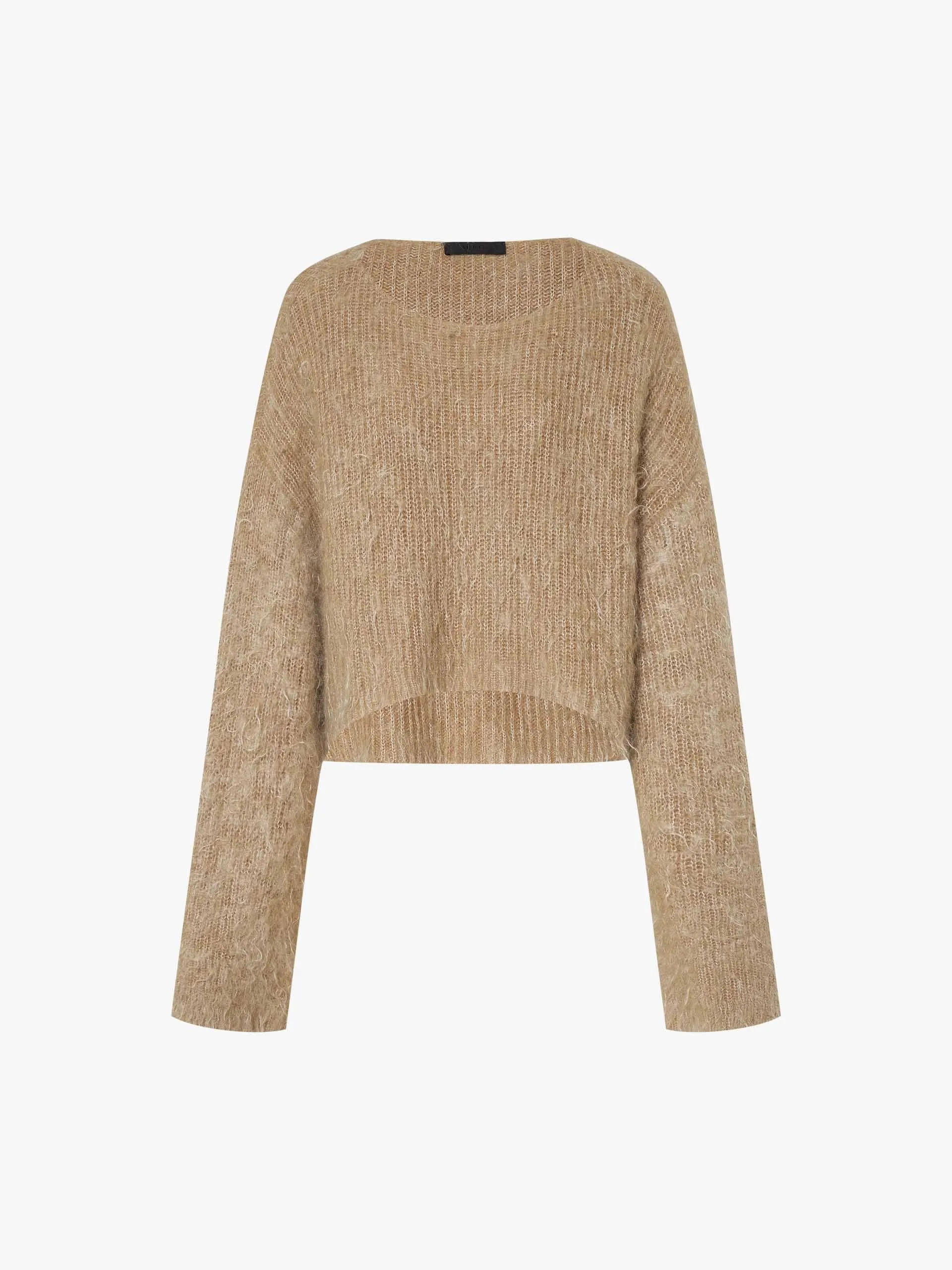 Brushed Cropped Sweater