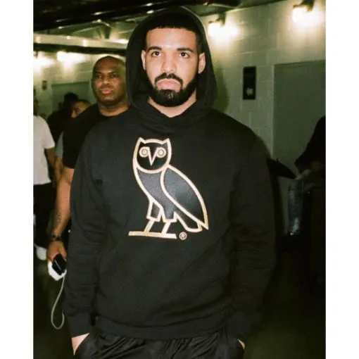 Canadian Singer Aubrey Drake Graham Owl Black Pullover Hoodie