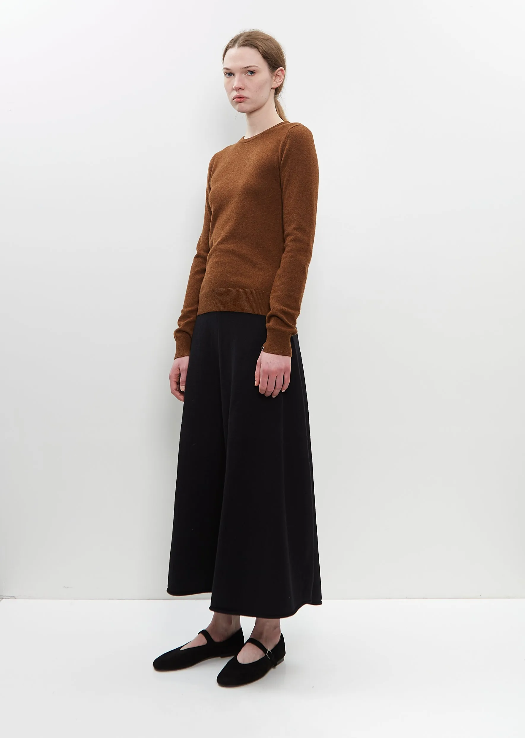 Cashmere Nylon n°41 Body Sweater — Rust