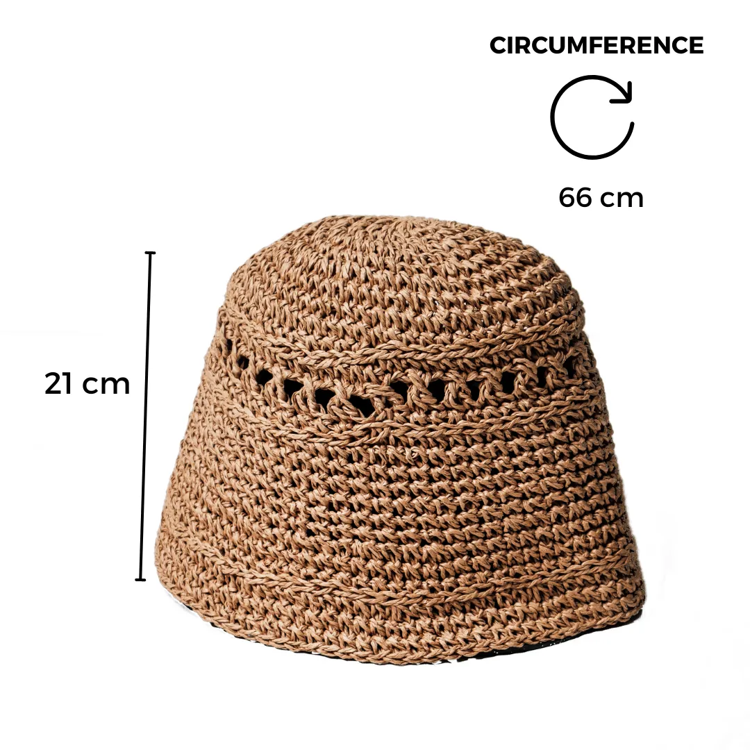 Chokore Crochet Cloche Hat (Brown)