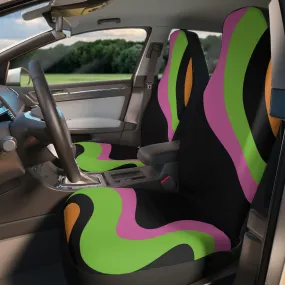 Colorful Groovy Car Seat Cover