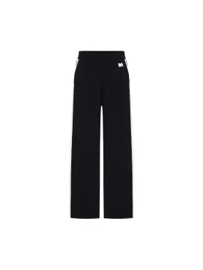 Contrasting Trim Elastic Pants