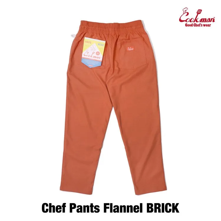 Cookman Chef Pants - Flannel : Brick