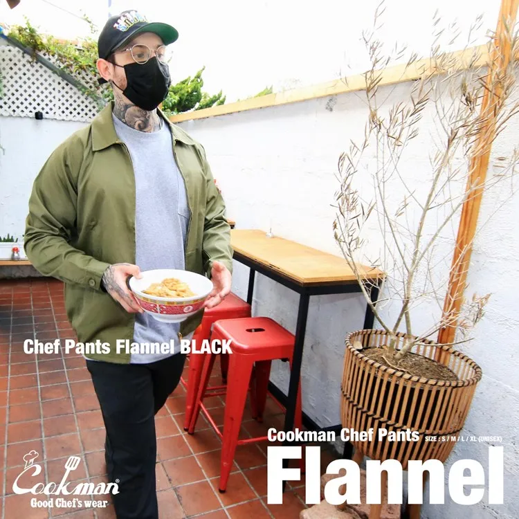 Cookman Chef Pants - Flannel : Brick