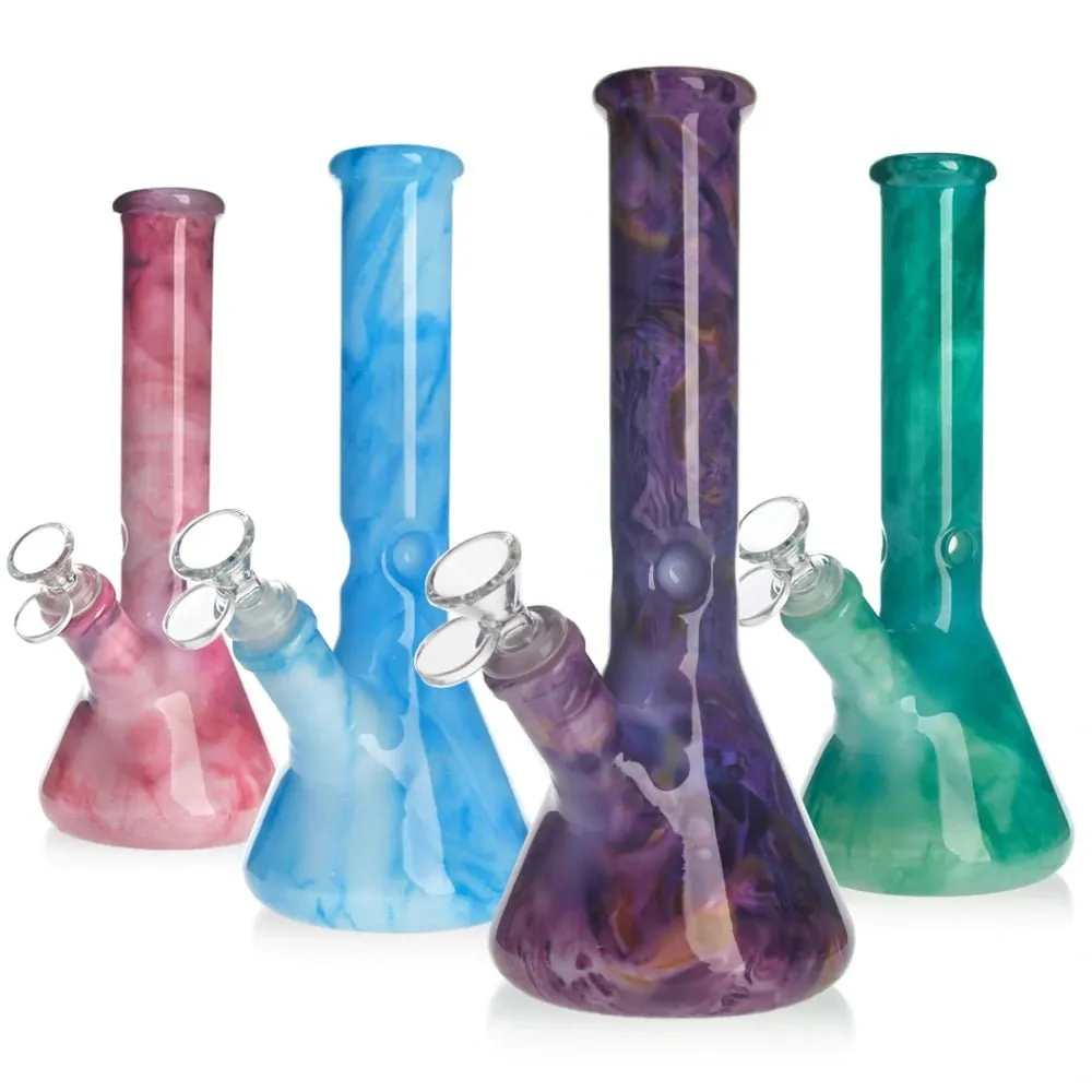 Cosmic Swirl Beaker Bong