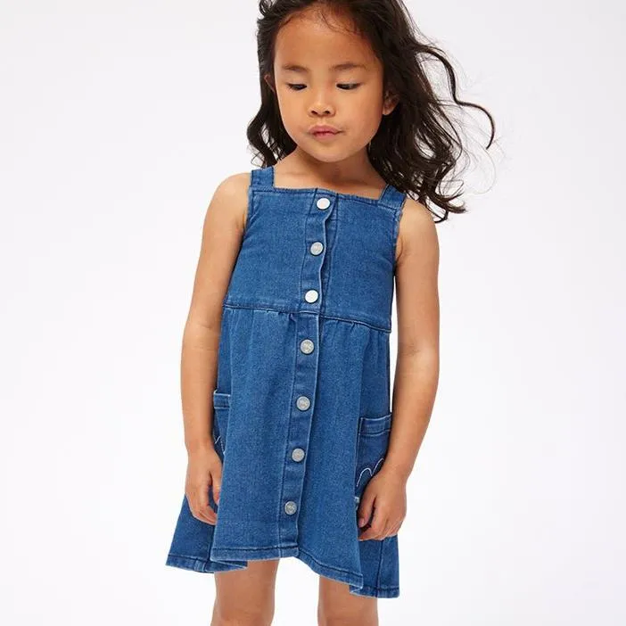Denim Overall Dress