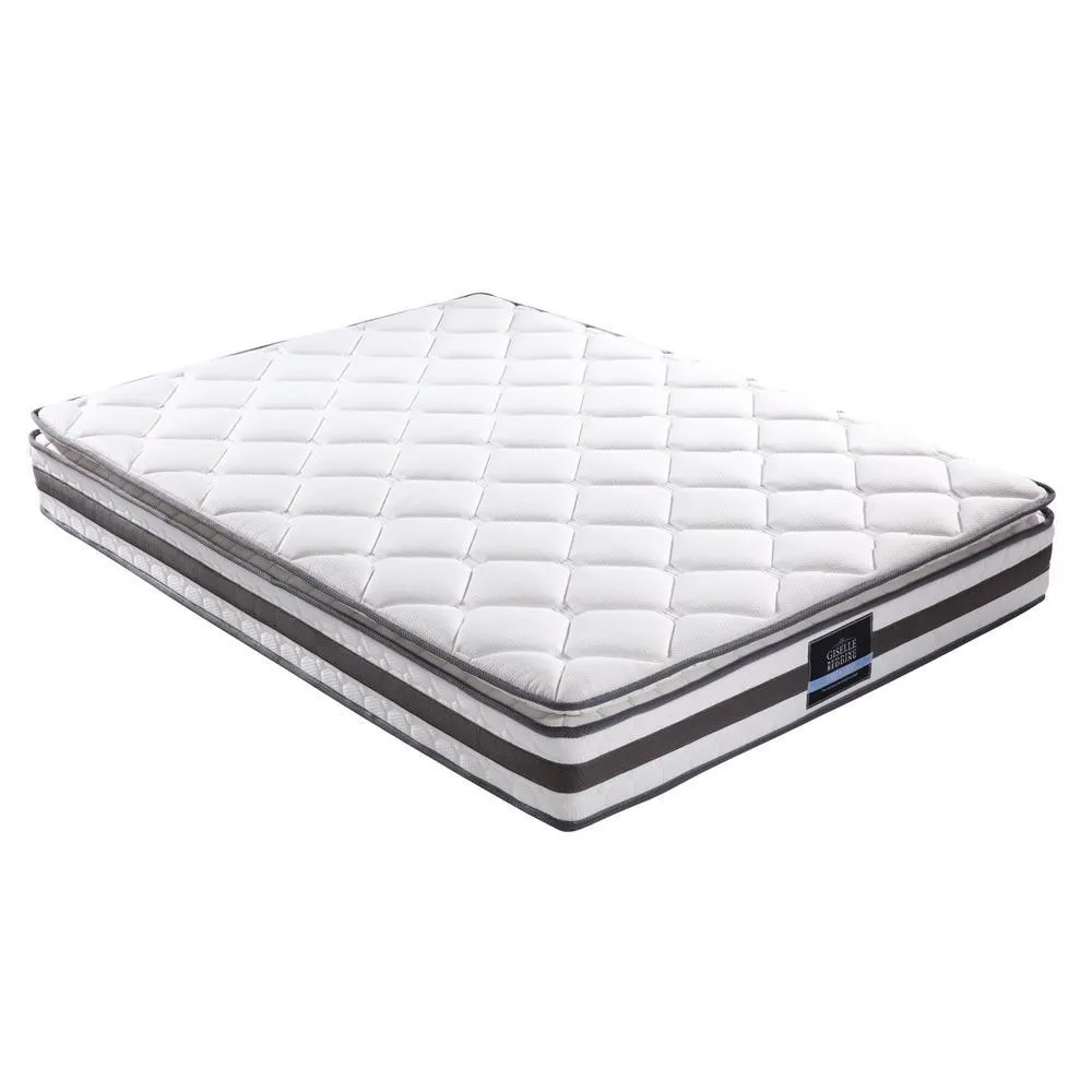 Double Package | Kewarra Bed White & Normay Series Pillow Top Mattress (Medium Firm)