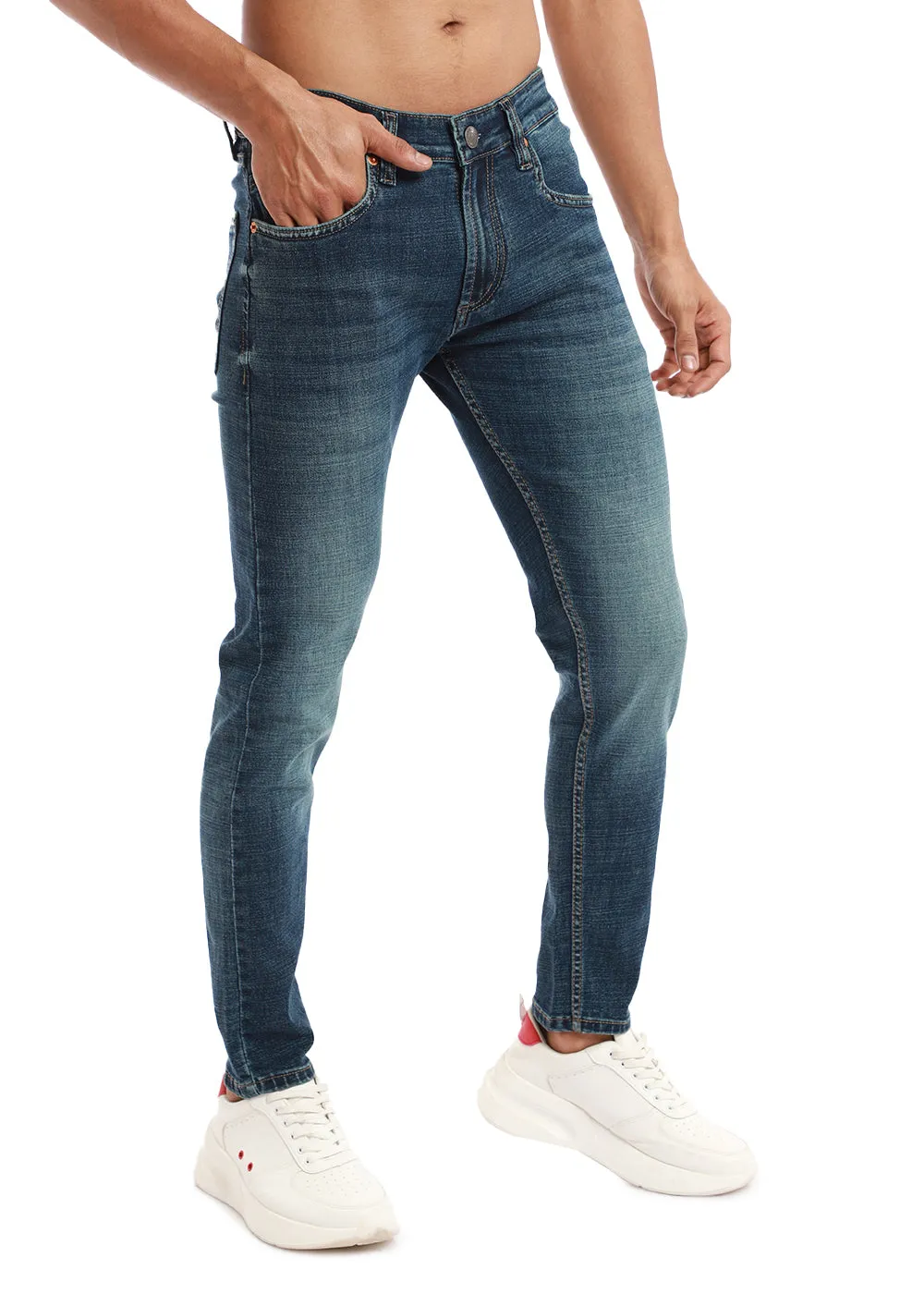 Dusty Blue Slim fit Jeans