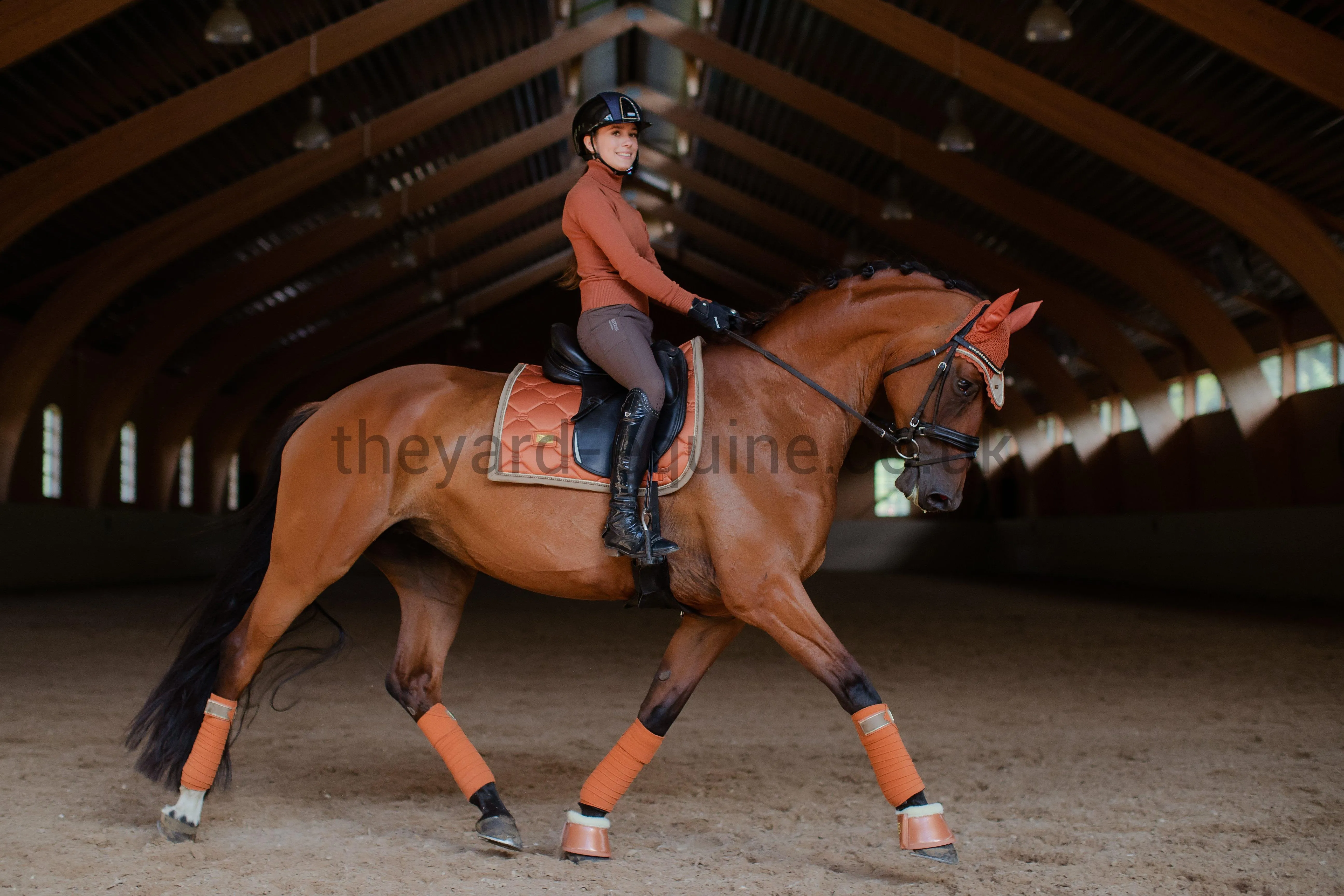 Equestrian Stockholm Sweater - Bronze Gold