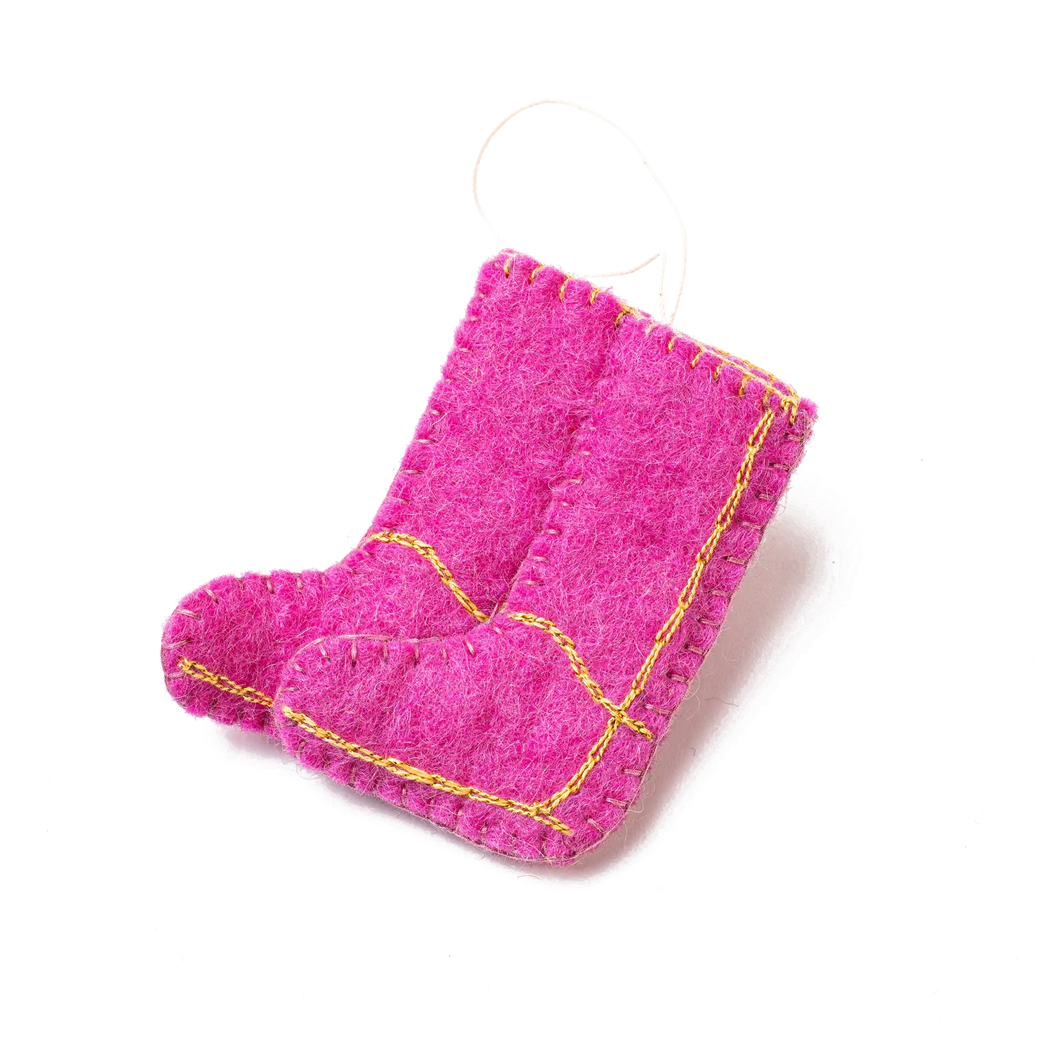 Felt Garden Boots Ornament