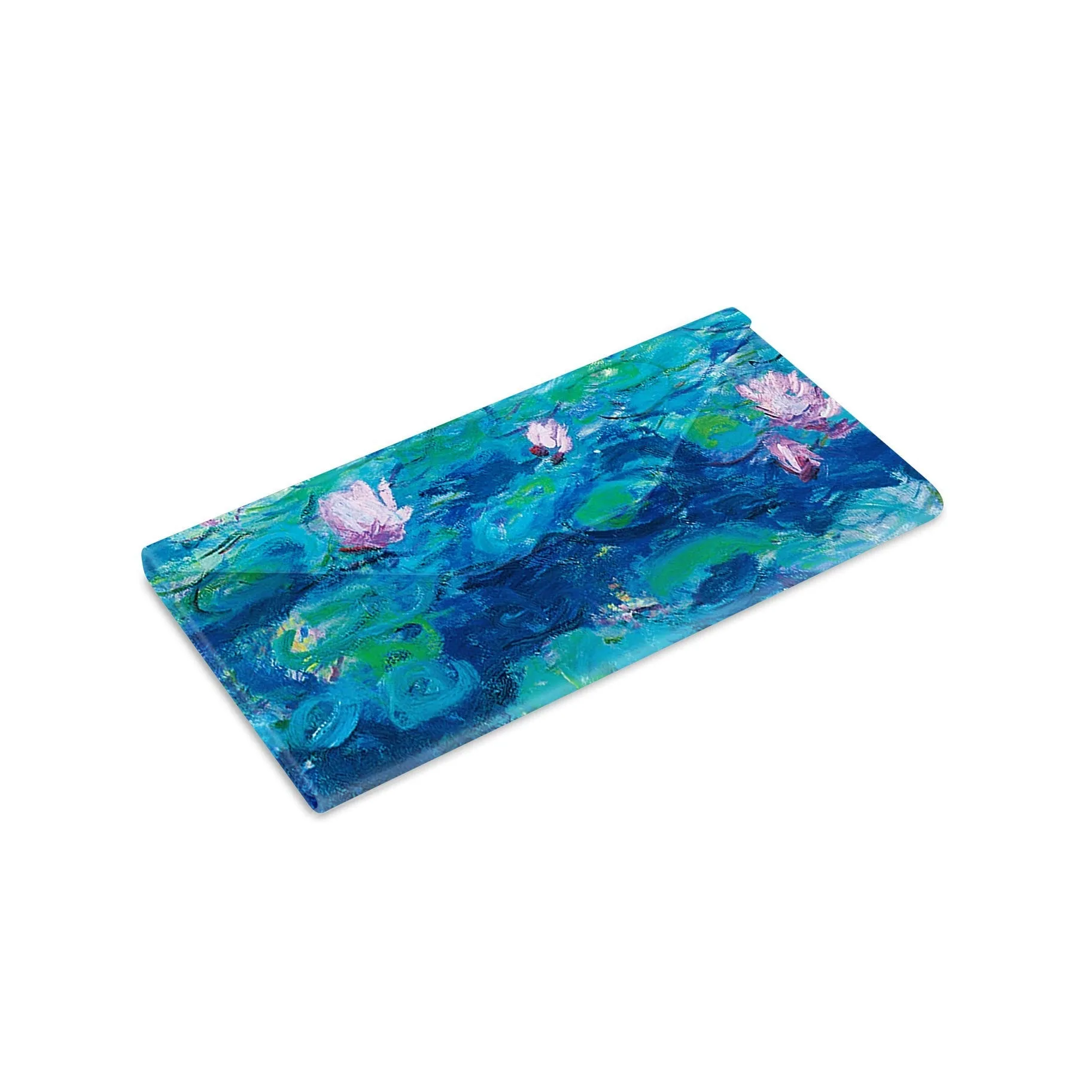 Folding Glasses Case - Vegan, Trifold, Monet Nympheas