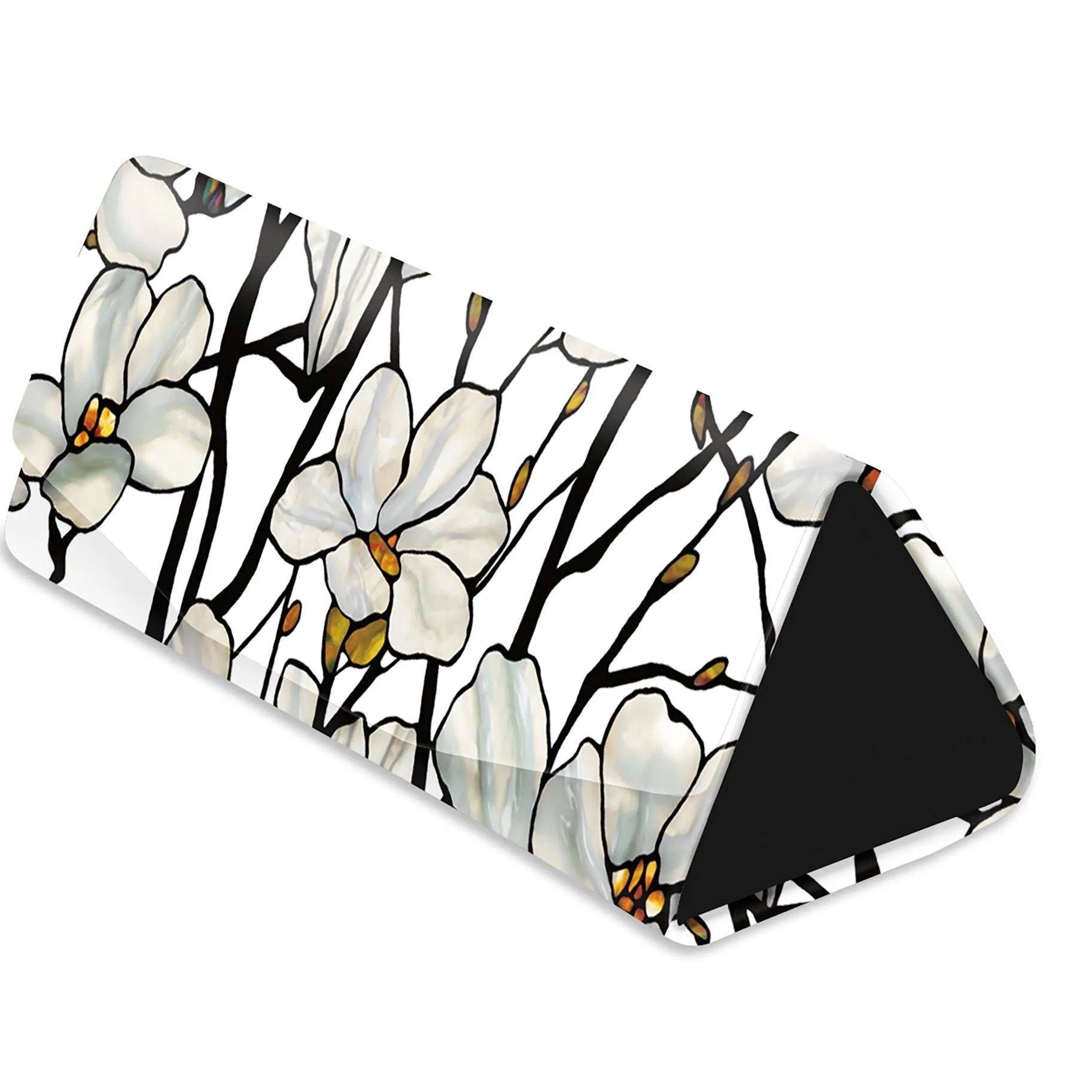 Folding Glasses Case - Vegan, Trifold, Tiffany Magnolia