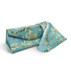 Folding Glasses Case - Vegan, Trifold, van Gogh Almond Blossom