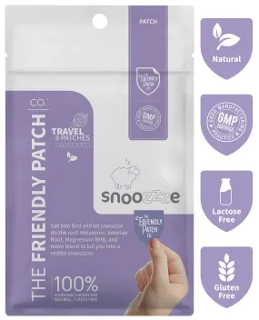 Friendly Patch CO - Snooze Melatonin Sleep Patch  - Travel Pack ( 8 patches )