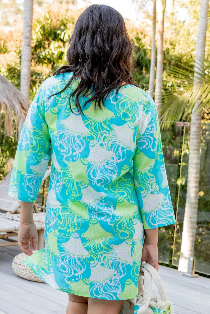 Frilly Fish Cotton Beach Tunic