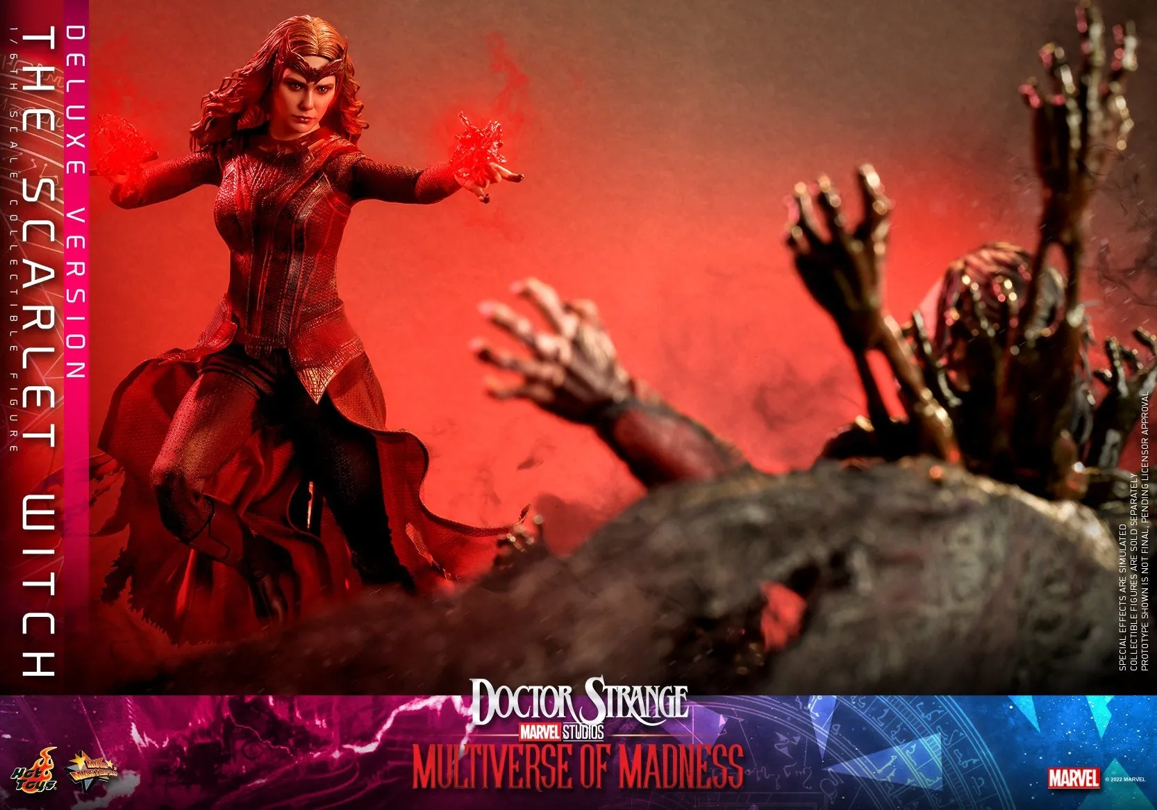 Hot Toys - MMS653 - Doctor Strange 2 - 1/6th scale The Scarlet Witch Collectible Figure (Deluxe Version)