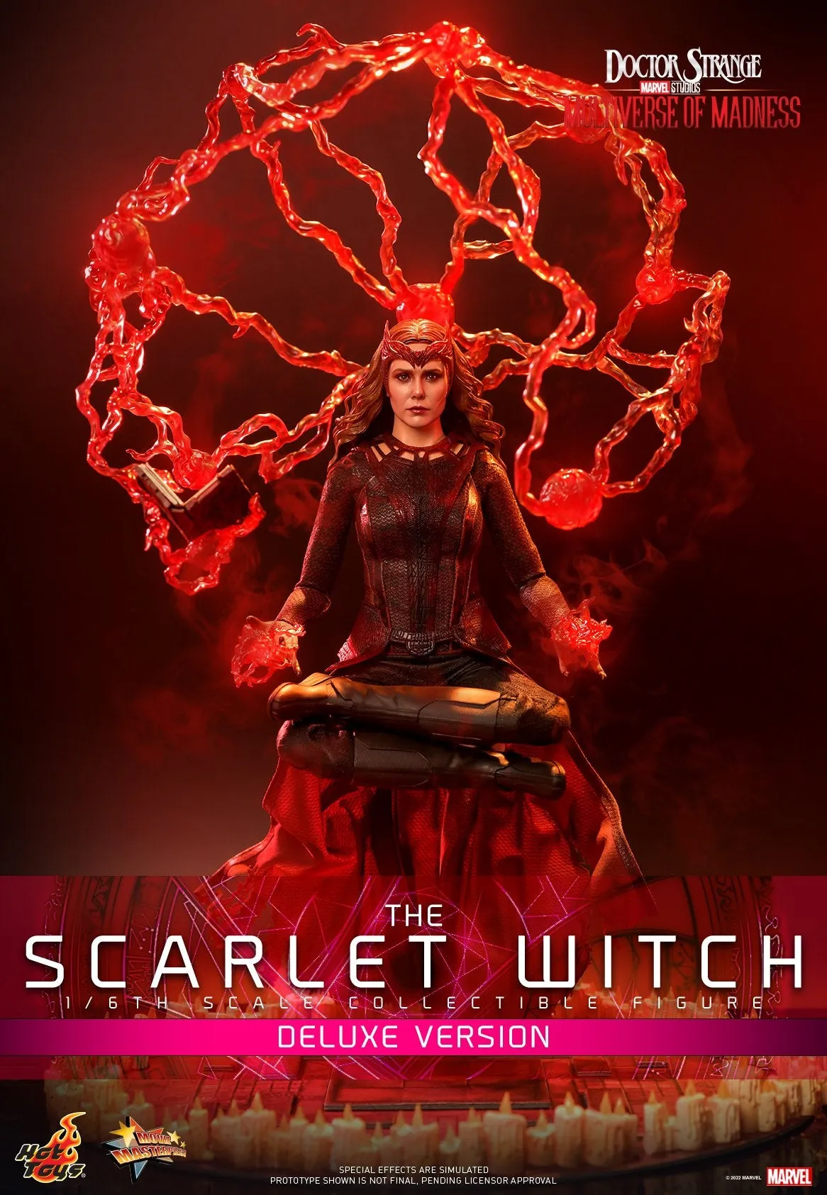 Hot Toys - MMS653 - Doctor Strange 2 - 1/6th scale The Scarlet Witch Collectible Figure (Deluxe Version)