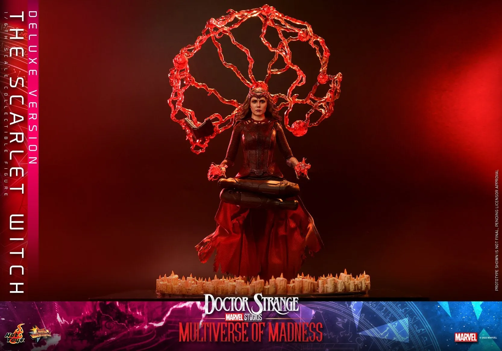 Hot Toys - MMS653 - Doctor Strange 2 - 1/6th scale The Scarlet Witch Collectible Figure (Deluxe Version)