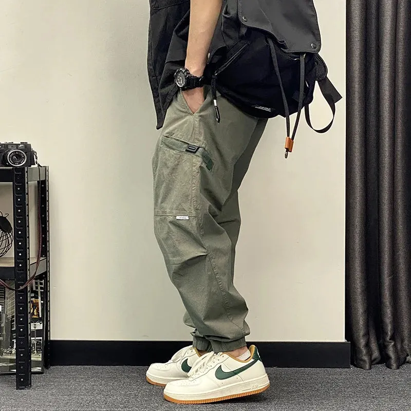 Japanese Streetwear Outdoor Cargo Pants Harajuku Loose Casual Trousers Men Clothing Korean Jogging Pants Tactical Joggers Male