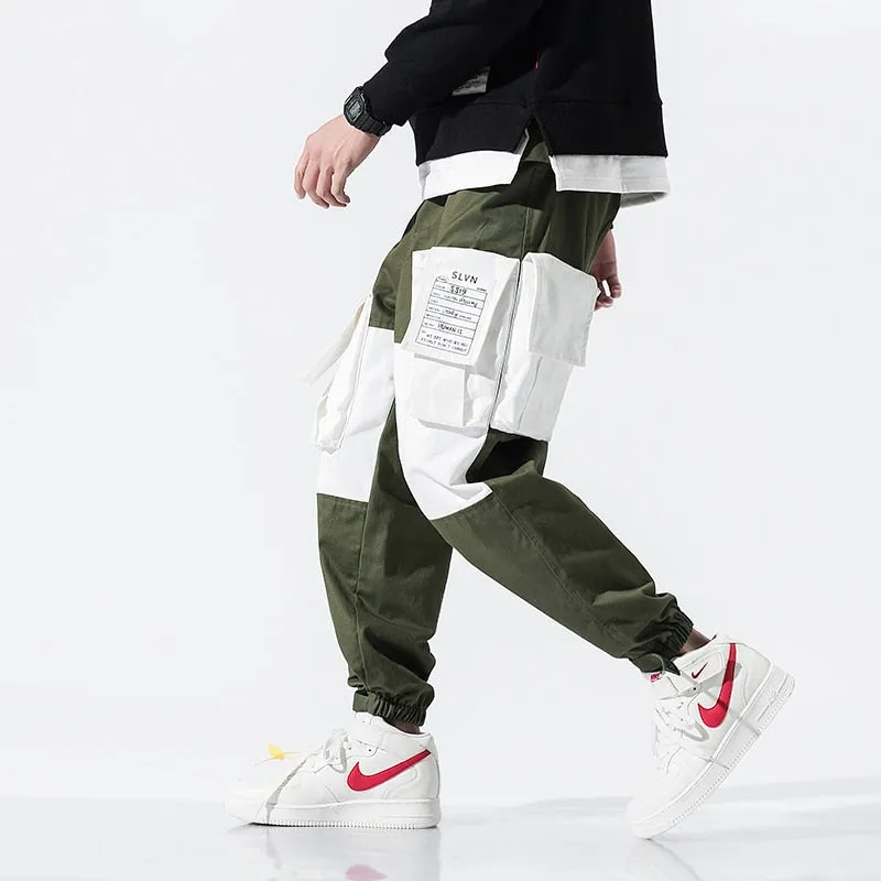 Joggers Cargo Pants for Men Casual Hip Hop Pocket Male Trousers Sweatpants Streetwear Spring Autumn Techwear Pants Men