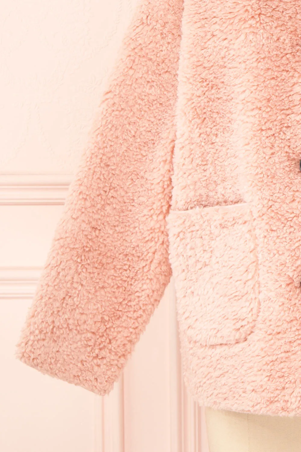 Kielo | Pink Teddy Jacket