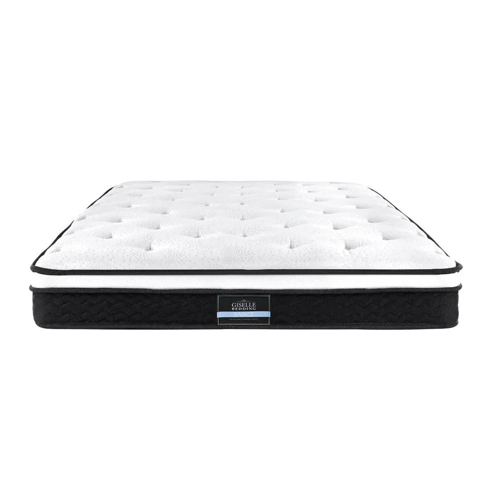 King Single Package | Fion Boucle Storage Bed & Bonita Euro Top Mattress (Medium Firm)