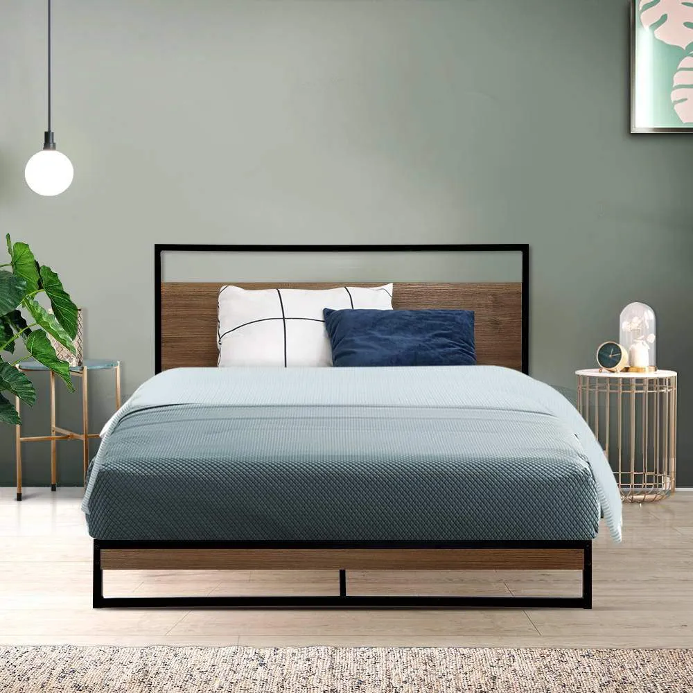 King Single Package | Stockton Bed Frame & Bonita Euro Top Mattress (Medium Firm)