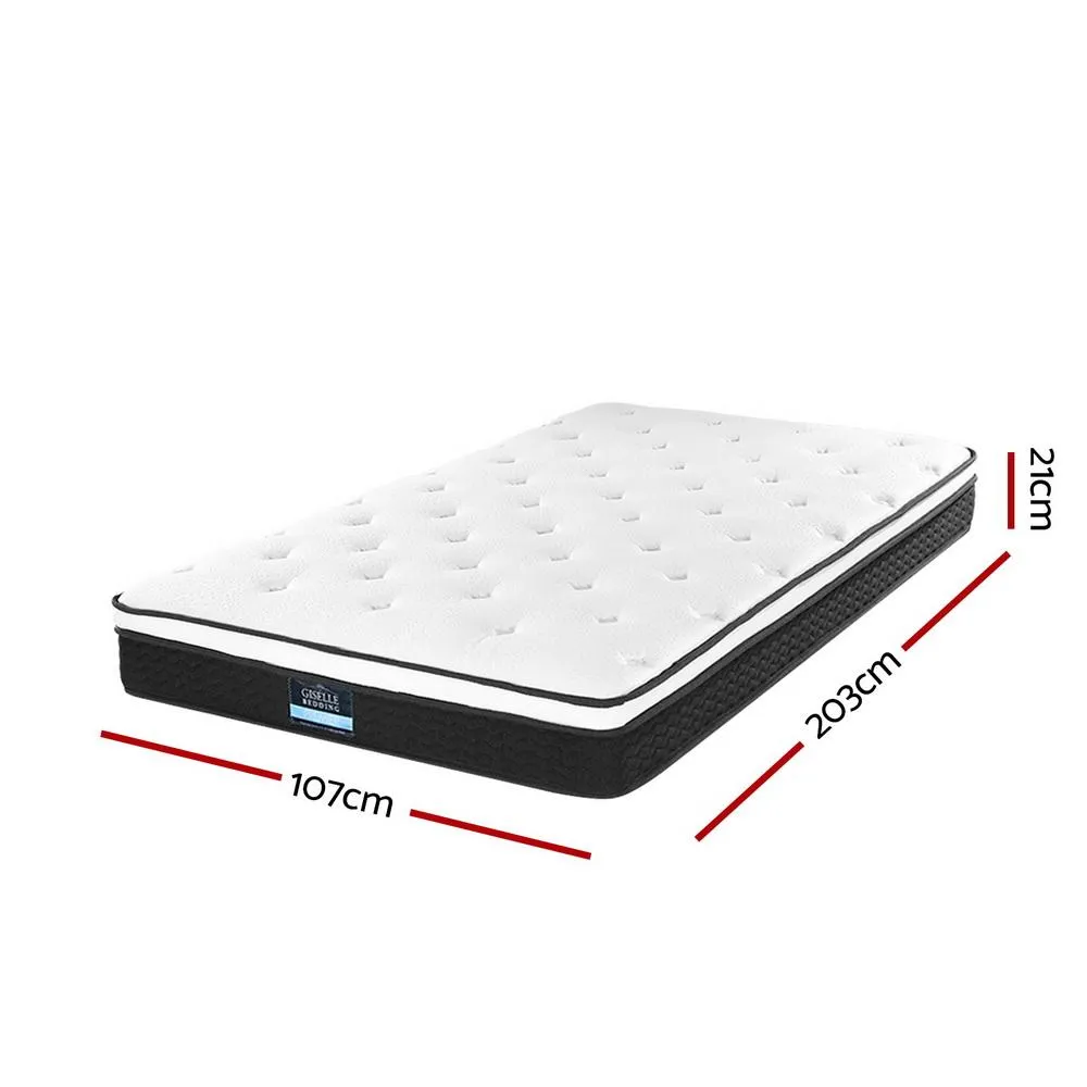 King Single Package | Stockton Bed Frame & Bonita Euro Top Mattress (Medium Firm)