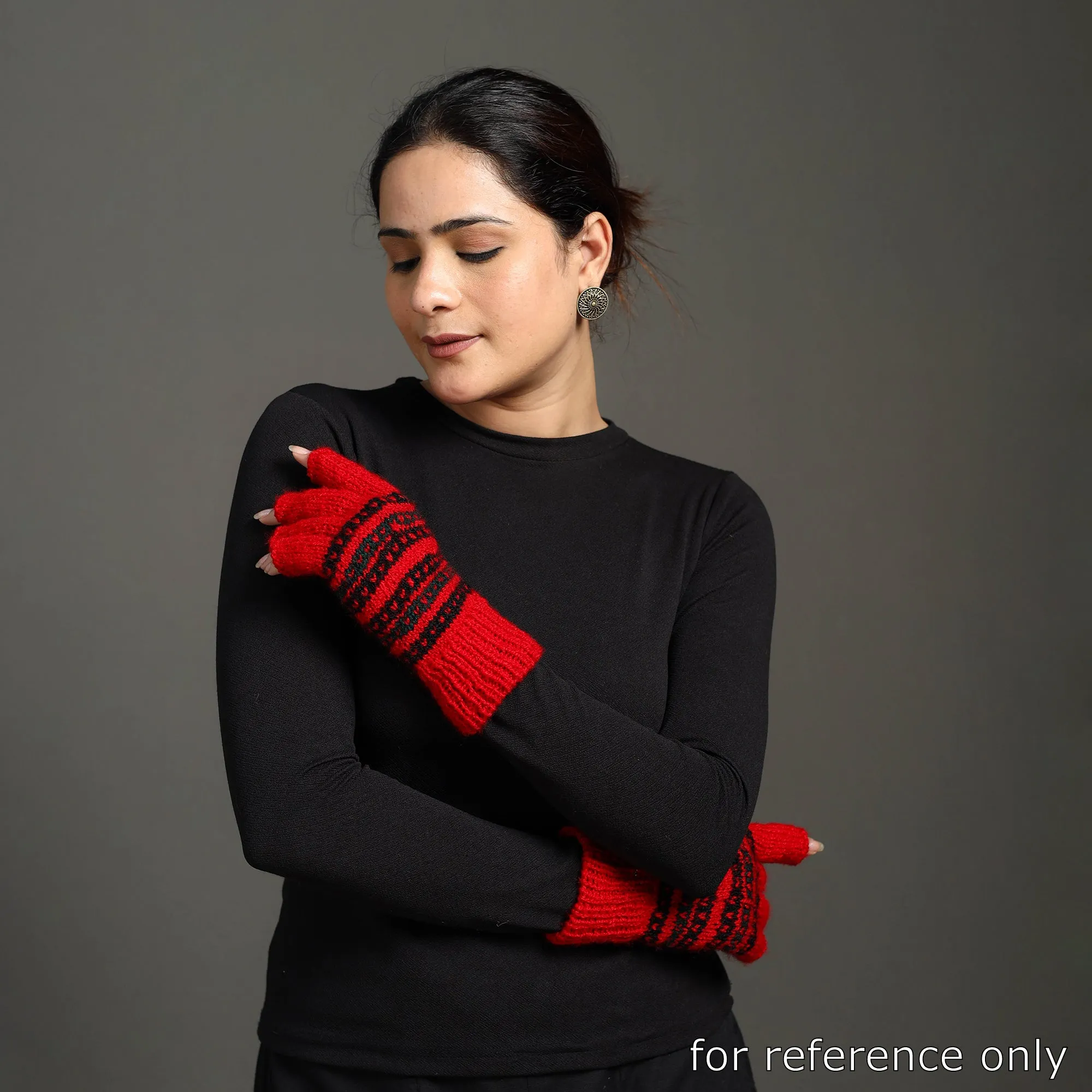 Kumaun Hand Knitted Woolen Gloves (Adult) 22